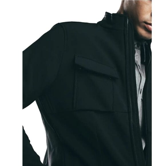 Mission Workshop Men's The Solo Schoeller Soft Shell Black Field Jacket- XS NWOT - Picture 4 of 13